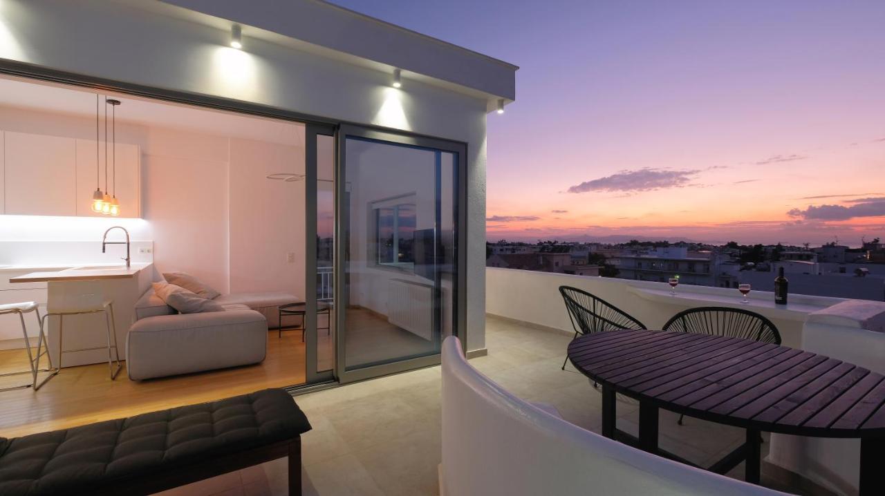 Amazing Suite at Glyfada with sea view & jacuzzi Atena Exterior foto
